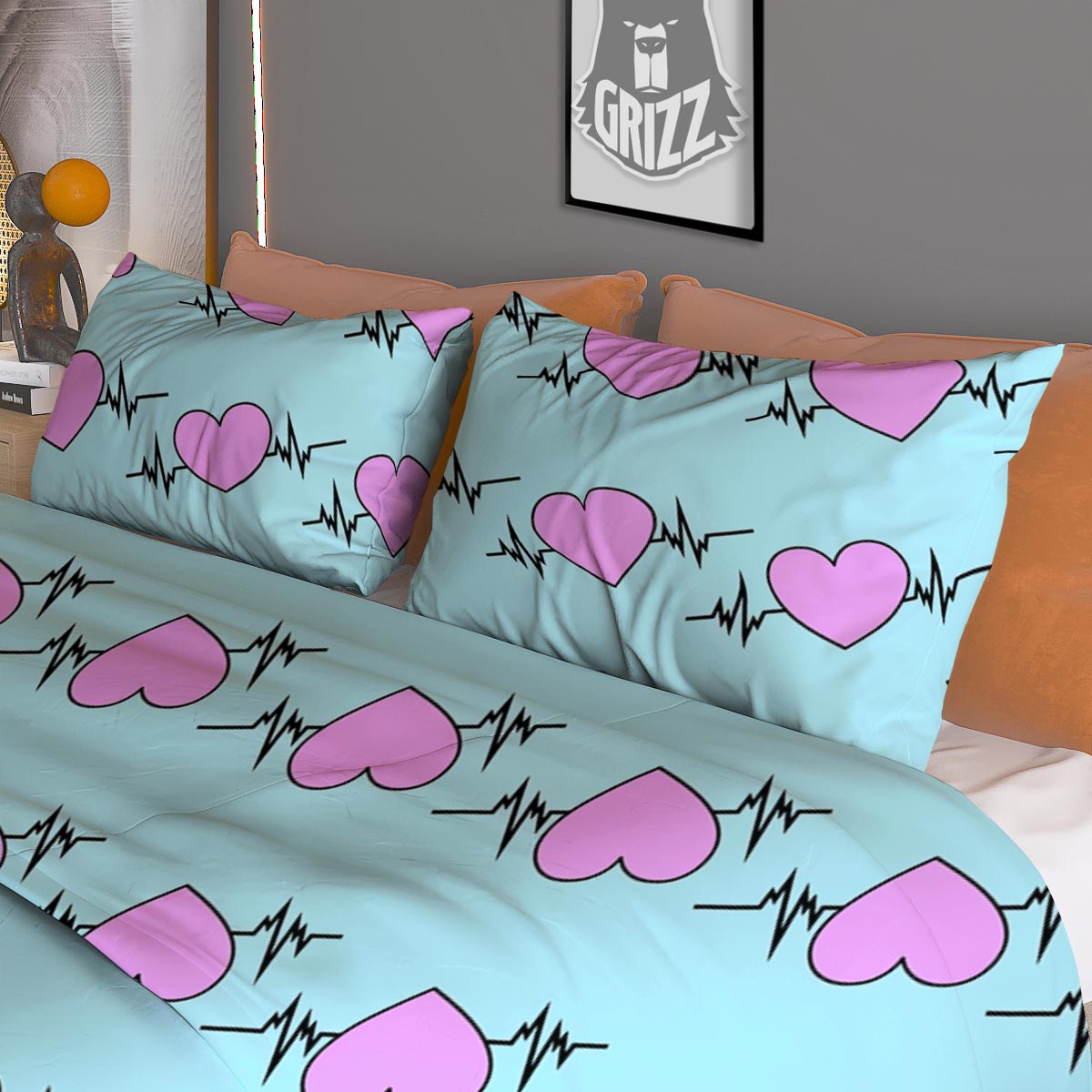 Hawaiian Summer Leaves Print Pattern Duvet Cover Bedding Set