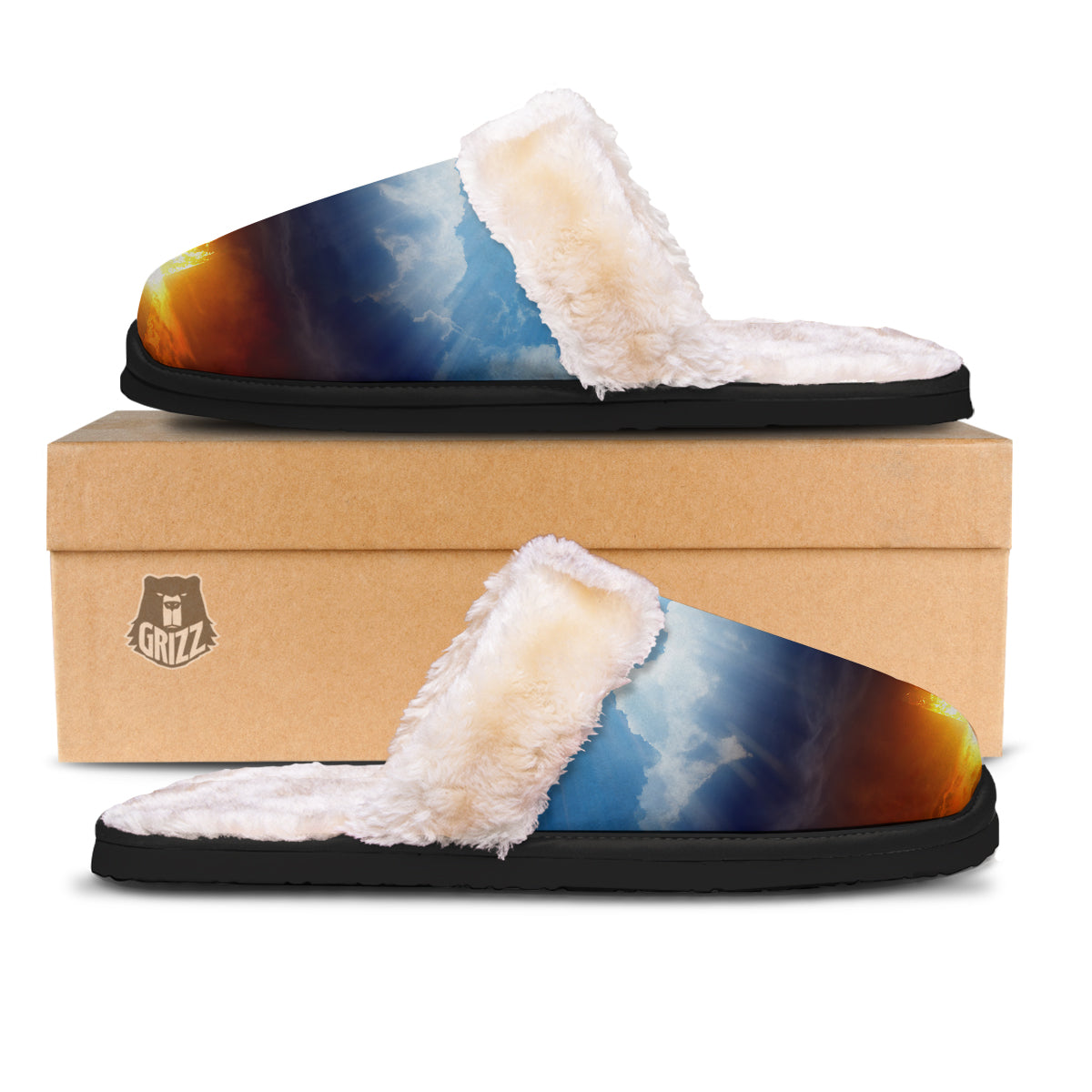 Heaven And Hell Print Slippers-grizzshop