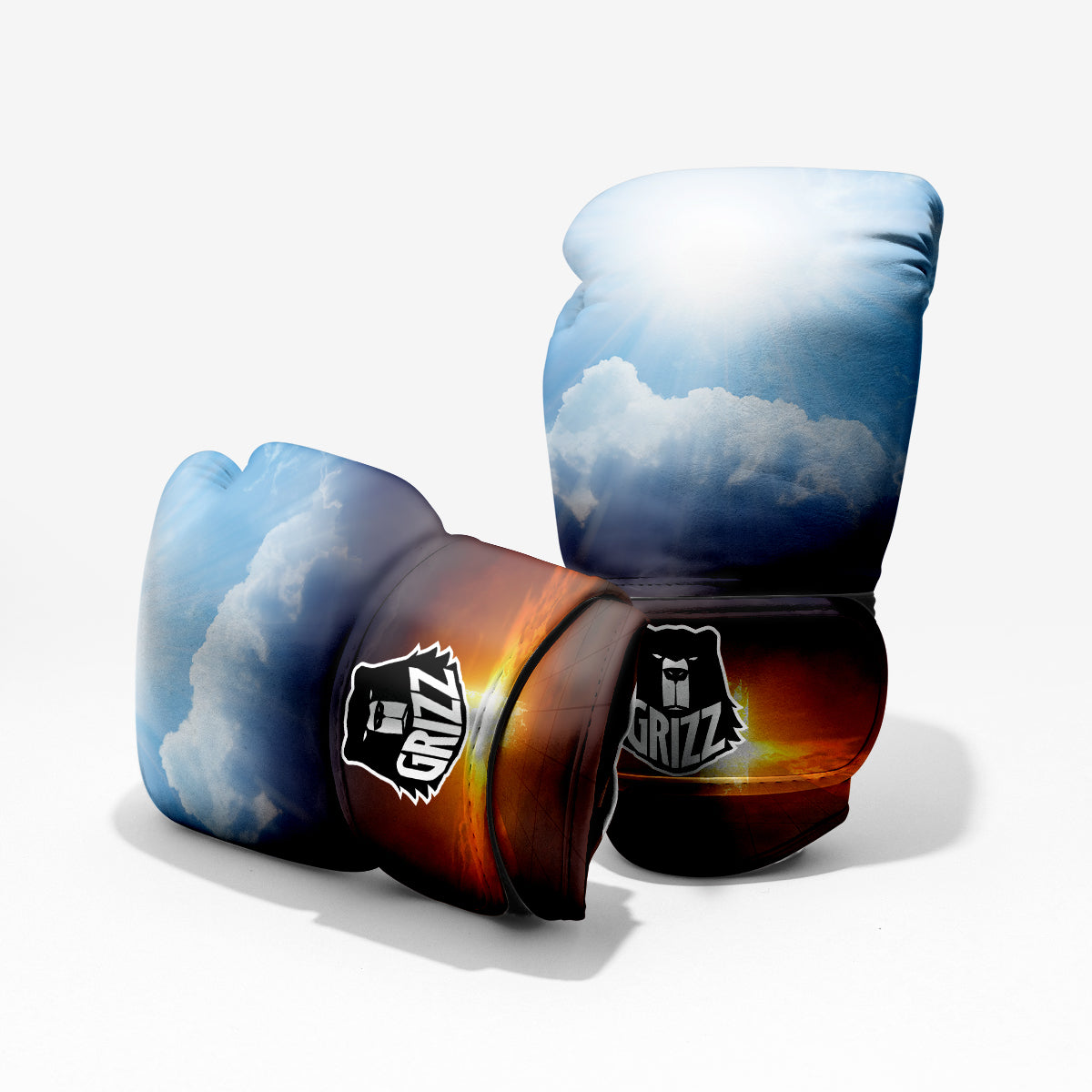 Heaven And Hell Print Pro Boxing Glove