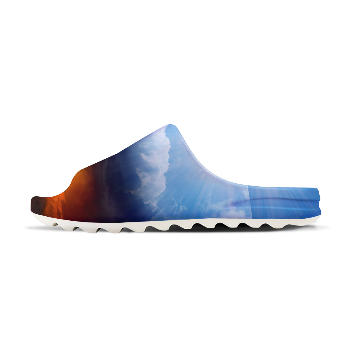 Heaven And Hell Print Sandals-grizzshop