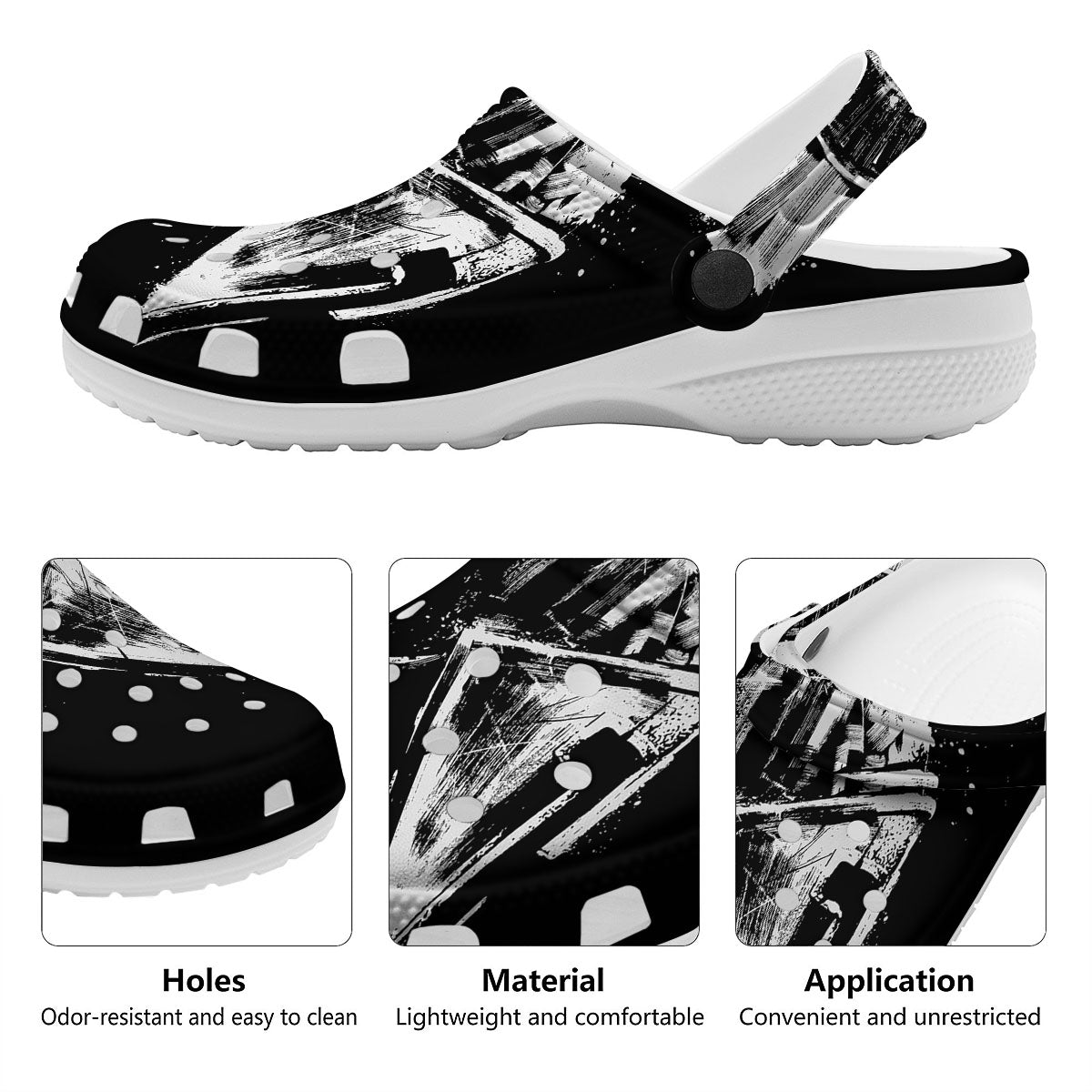 Helmet Ancient Spartan Print Clog-grizzshop