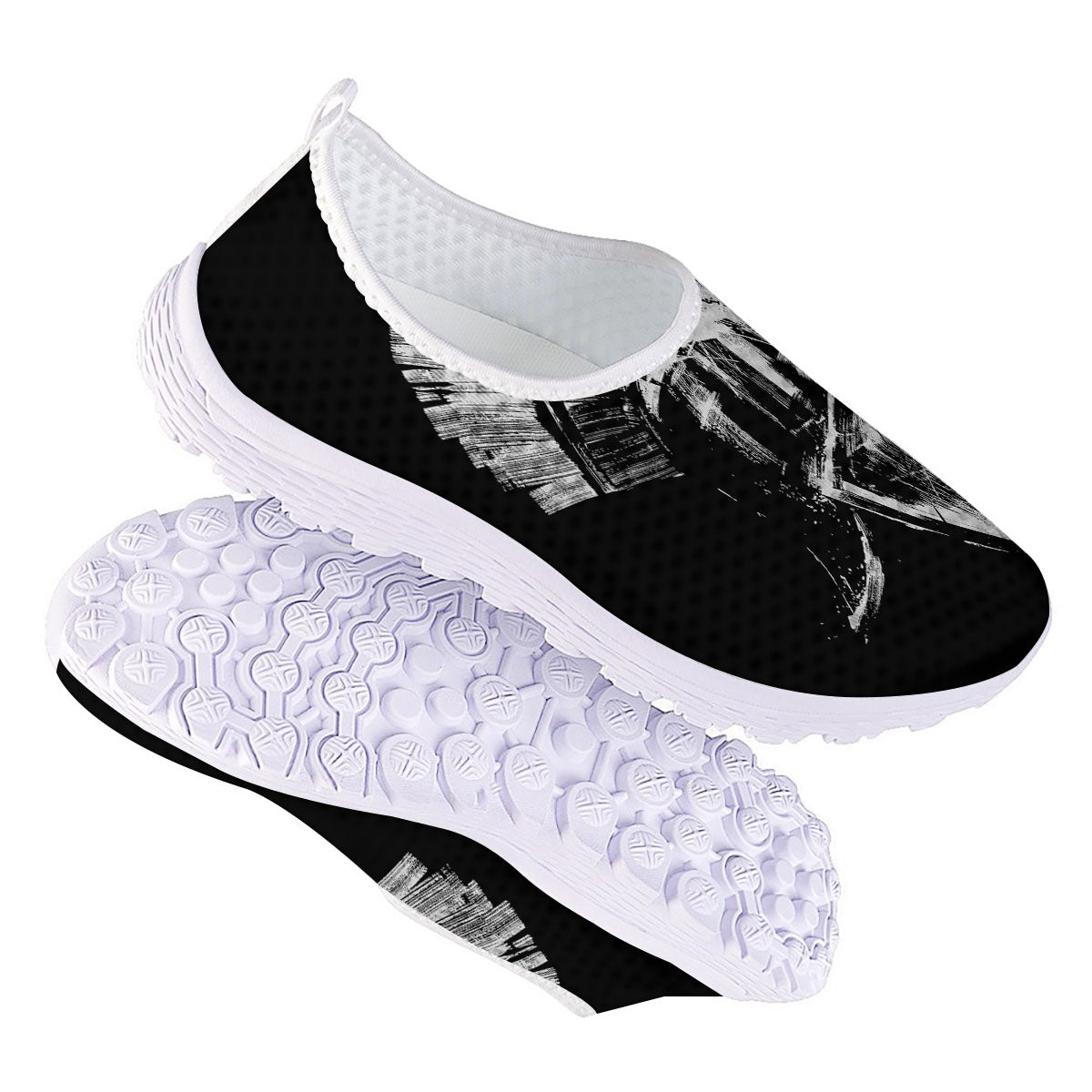 Helmet Ancient Spartan Print Nurse Shoes-grizzshop