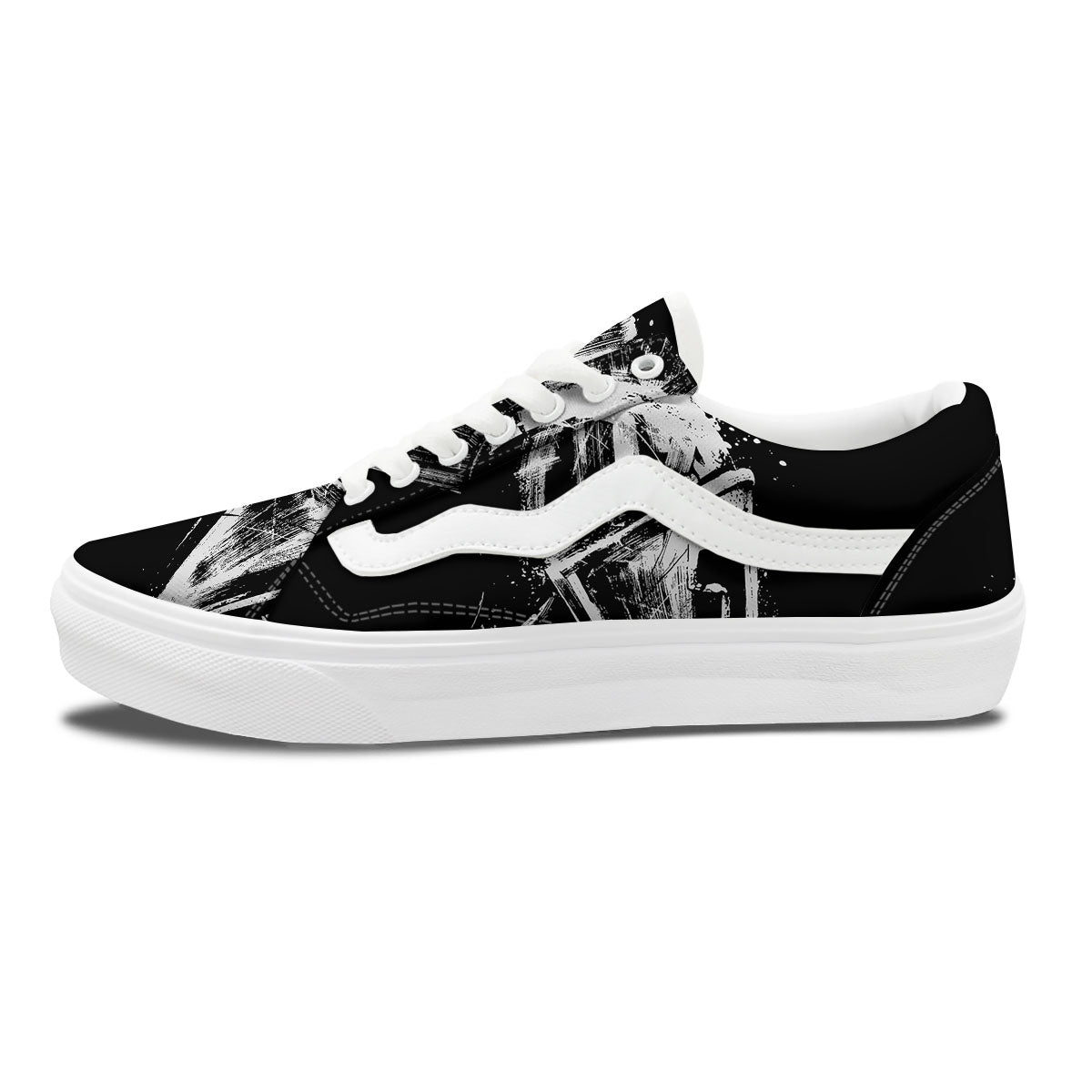 Helmet Ancient Spartan Print Skate Shoes-grizzshop