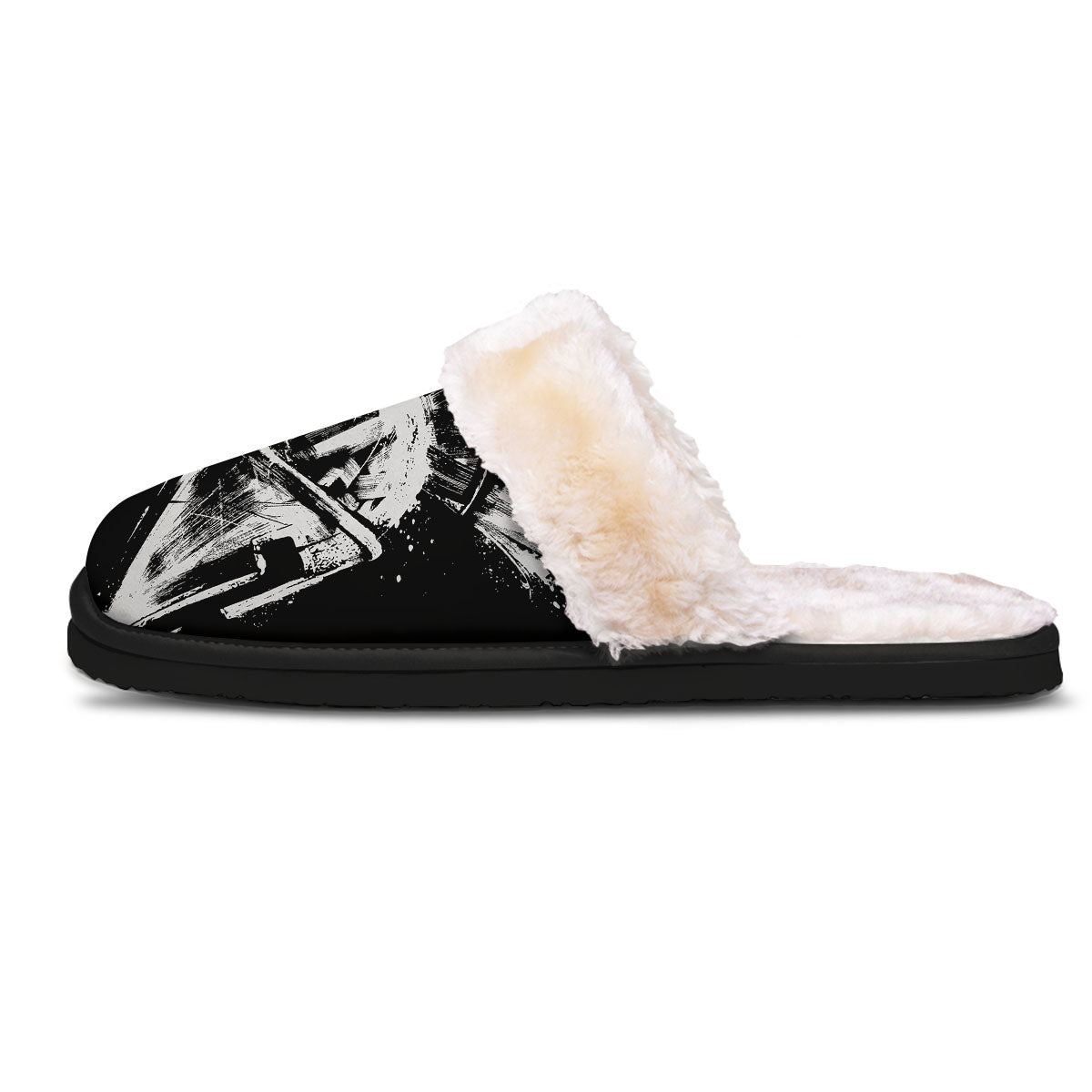 Helmet Ancient Spartan Print Slippers-grizzshop