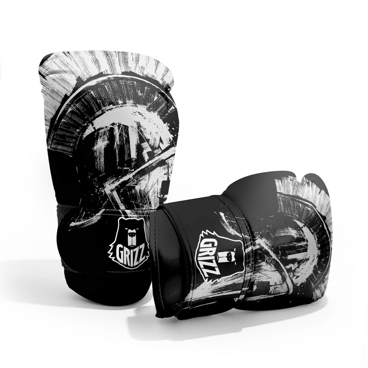 Helmet Ancient Spartan Print Pro Boxing Glove