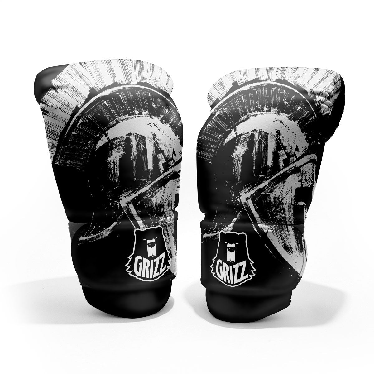 Helmet Ancient Spartan Print Pro Boxing Glove