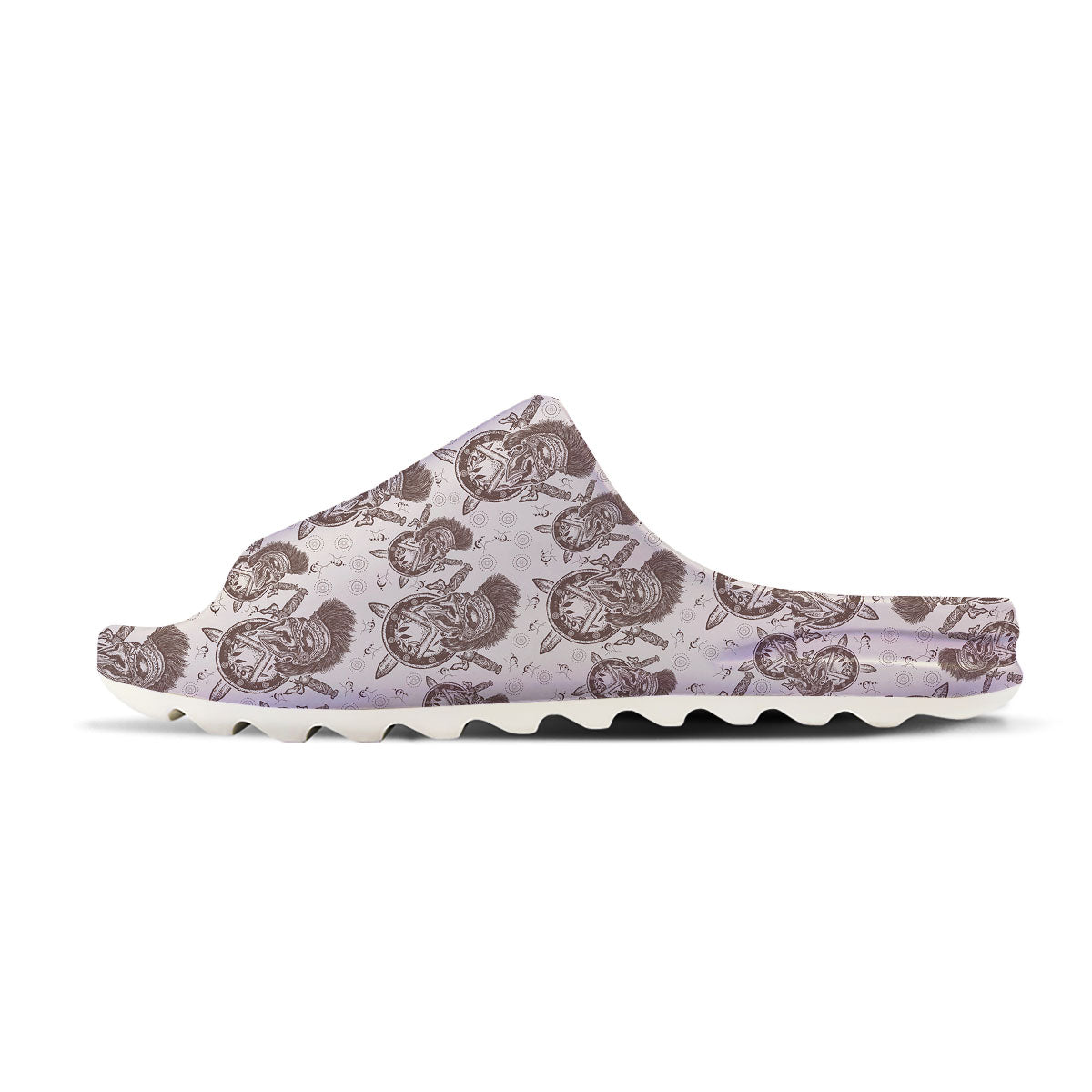 Helmet Spartan Warrior Print Pattern Sandals-grizzshop