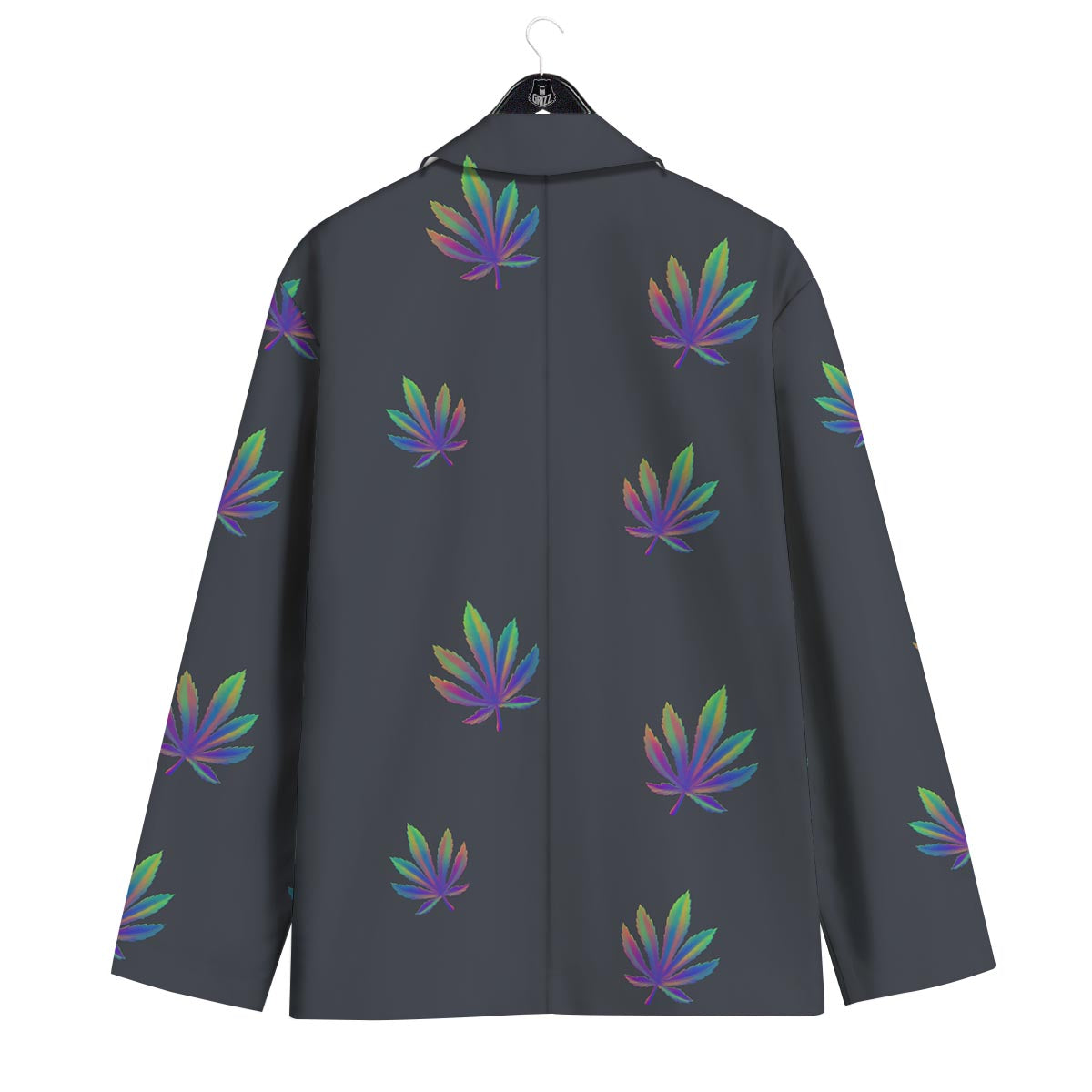 Hemp Leaves Reggae Trippy Print Pattern Men's Sport Coat-grizzshop