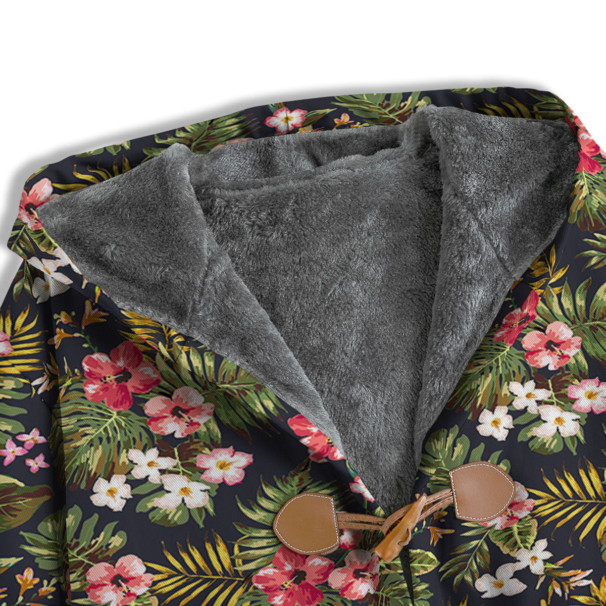 Hibiscus Blossom Tropical Print Pattern Men's Windbreaker Jacket-grizzshop