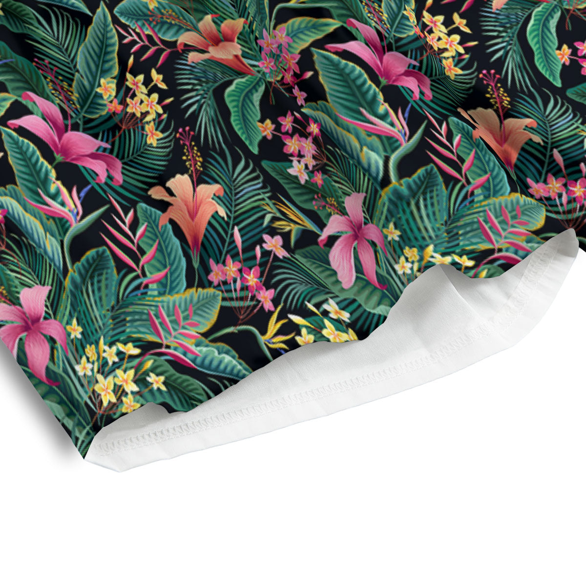 Kanagawa Wave Japanese Print Men's Athletic Shorts