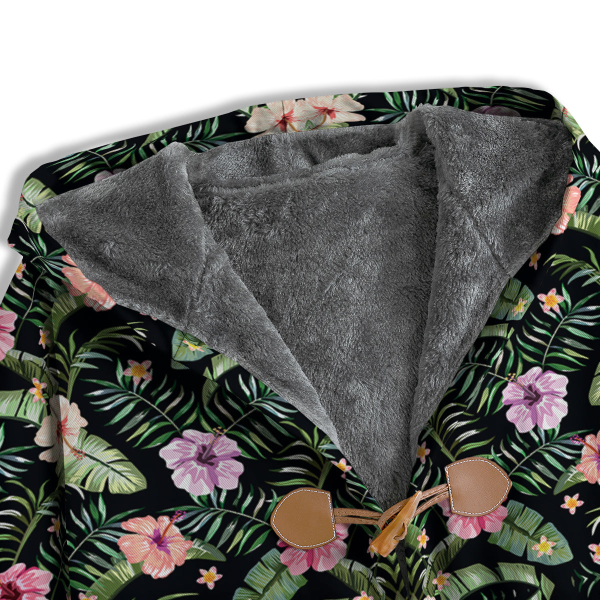 Hibiscus Tropical Floral Vintage Print Pattern Men's Windbreaker Jacket-grizzshop