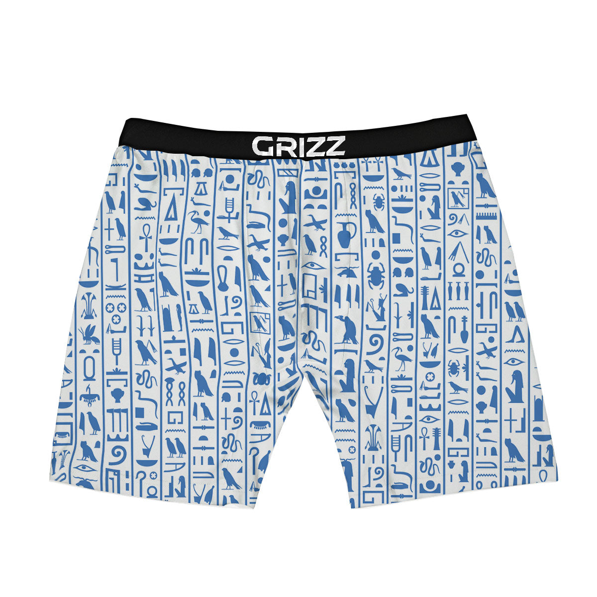 Hieroglyphs Egypt Print Pattern Boxer Briefs-grizzshop