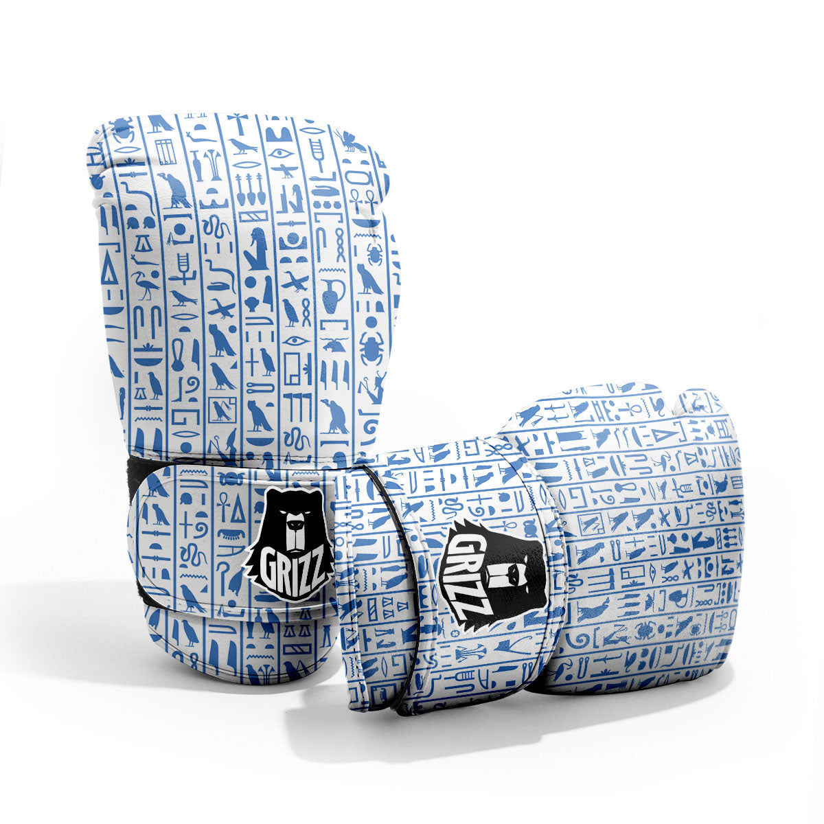 Hieroglyphs Egypt Print Pattern Pro Boxing Glove