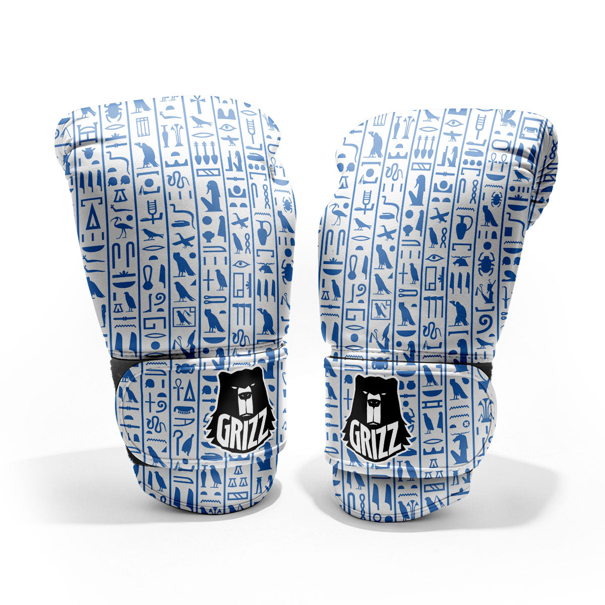 Hieroglyphs Egypt Print Pattern Pro Boxing Glove