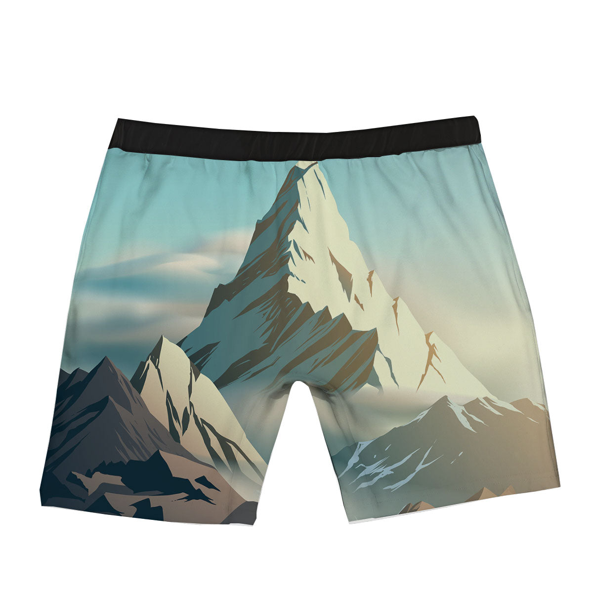 High Mountain Print Boxer Briefs-grizzshop