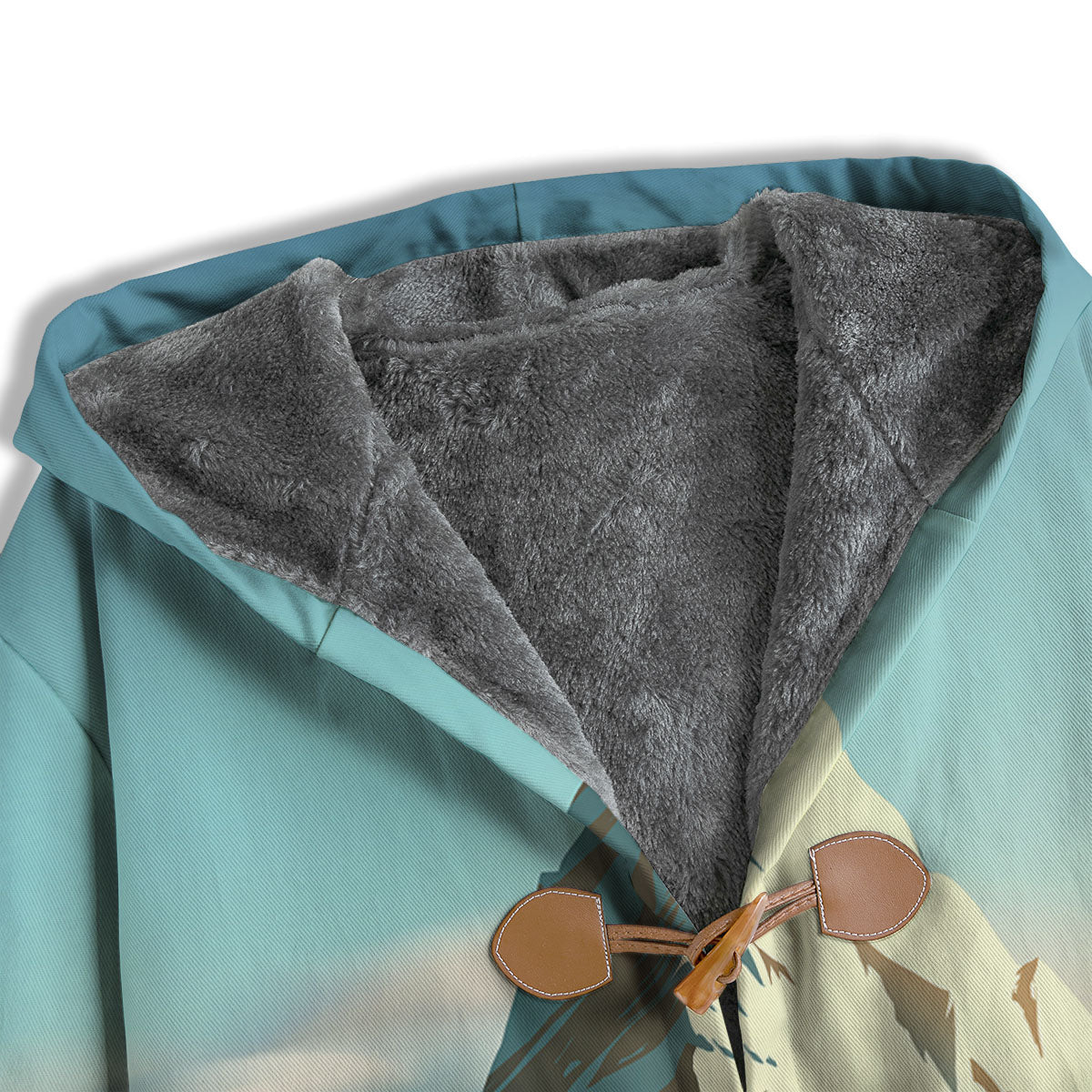 High Mountain Print Men's Windbreaker Jacket-grizzshop