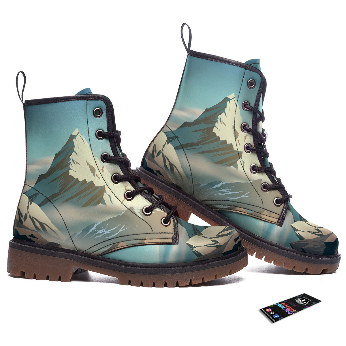 High Mountain Print Work Boots-grizzshop