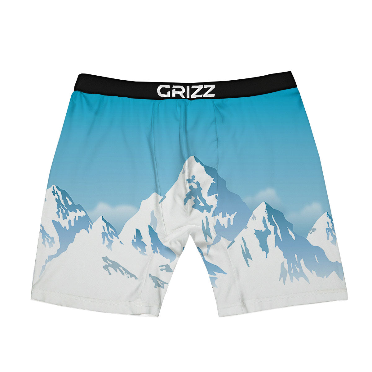 Himalaya Mountain Print Boxer Briefs-grizzshop