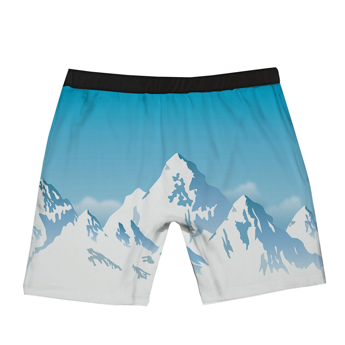 Himalaya Mountain Print Boxer Briefs-grizzshop