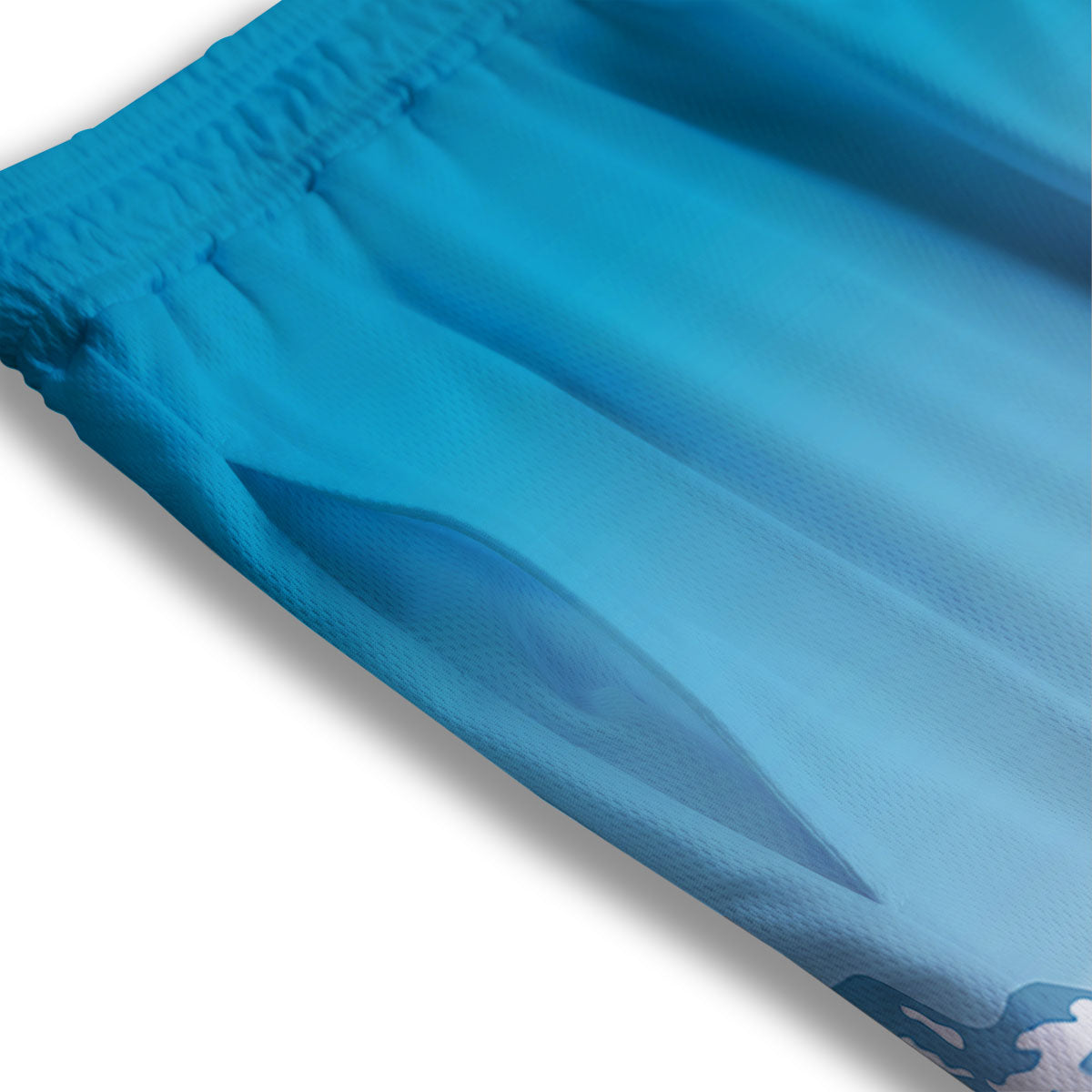 Himalaya Mountain Print Mesh Shorts