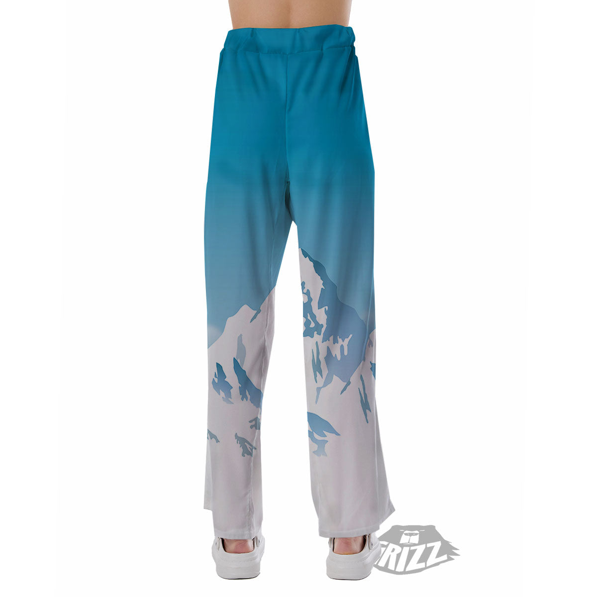 Himalaya Mountain Print Pajama Pants-grizzshop