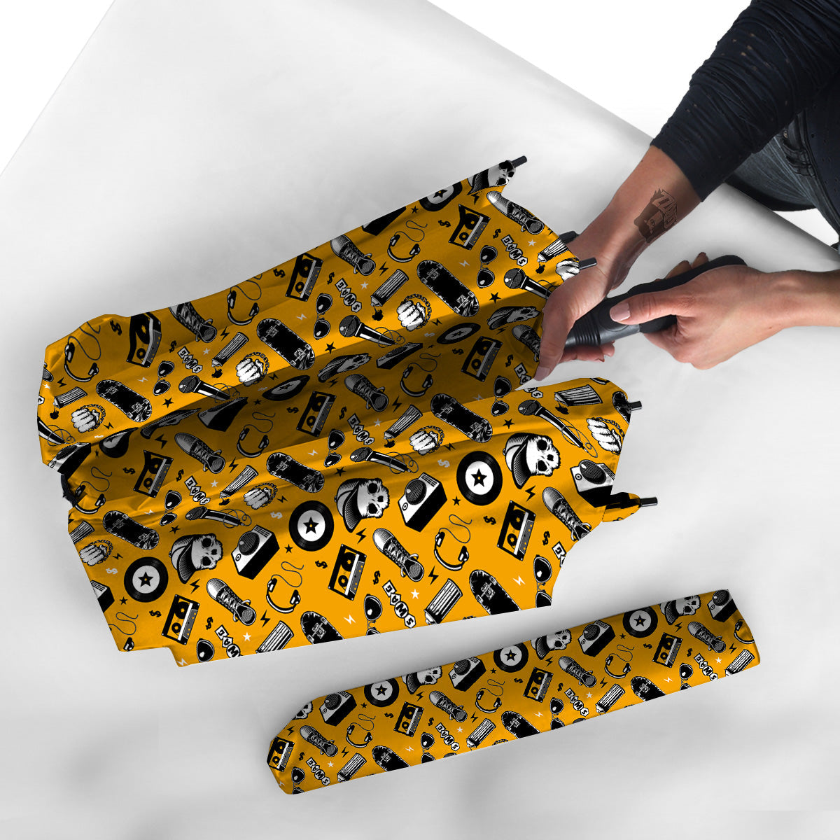 Hip Hop Equipment Print Pattern Umbrella-grizzshop