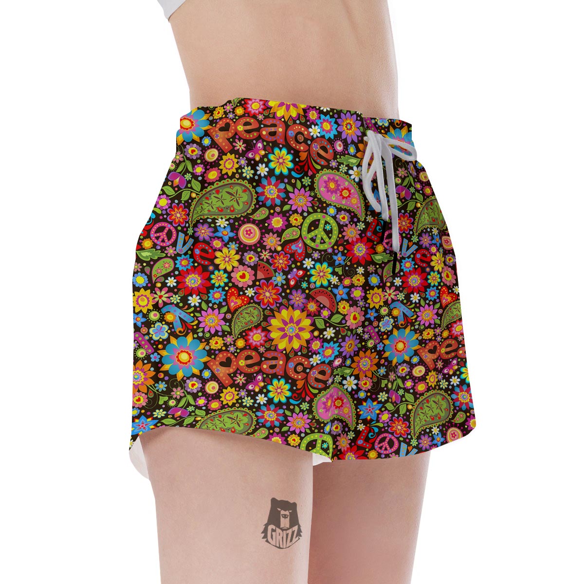 Hippe Peace Women's Shorts-grizzshop