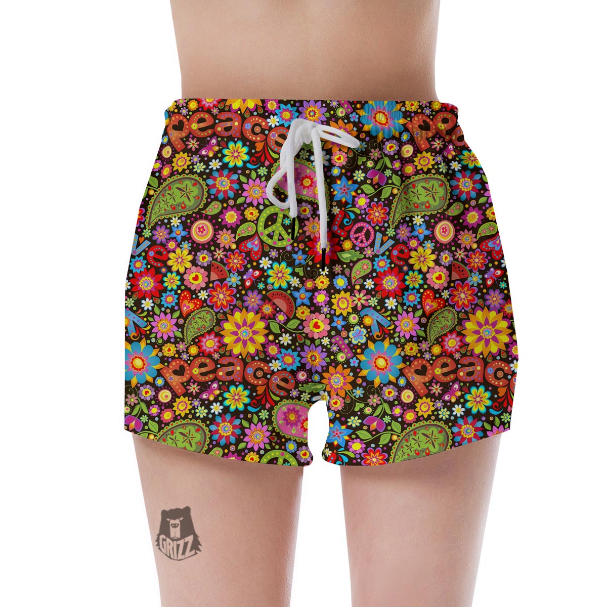 Hippe Peace Women's Shorts-grizzshop