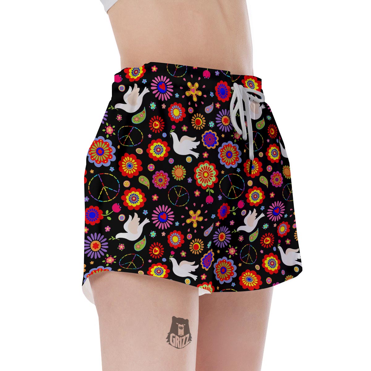 Hippie And Drove Women's Shorts-grizzshop