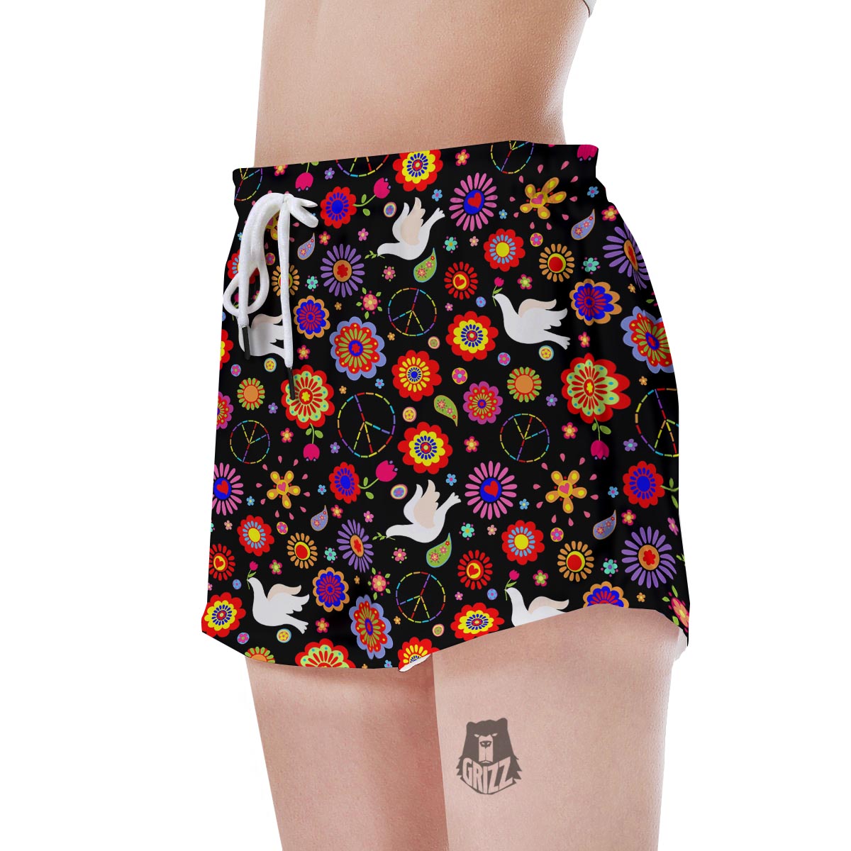 Hippie And Drove Women's Shorts-grizzshop