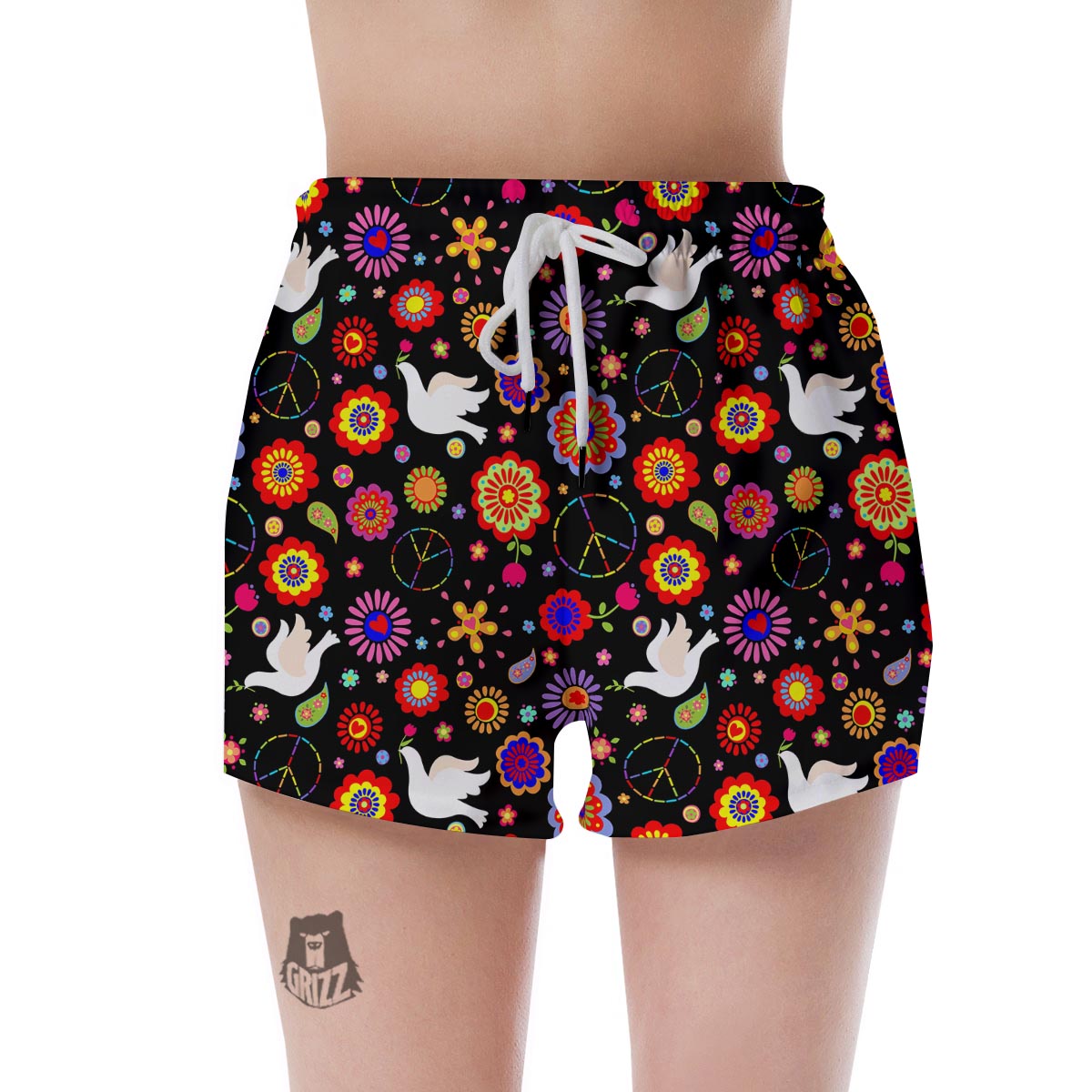 Hippie And Drove Women's Shorts-grizzshop