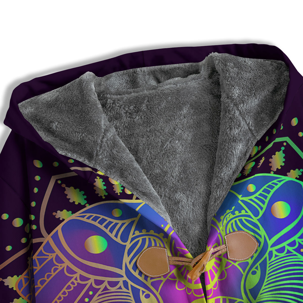 Hippie Elephant Indian Boho Print Men's Windbreaker Jacket-grizzshop