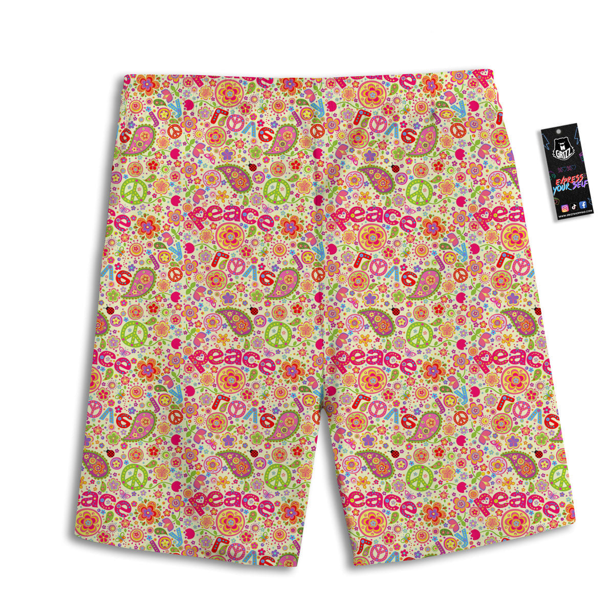 Koala Bear Black Print Pattern Men's Athletic Shorts