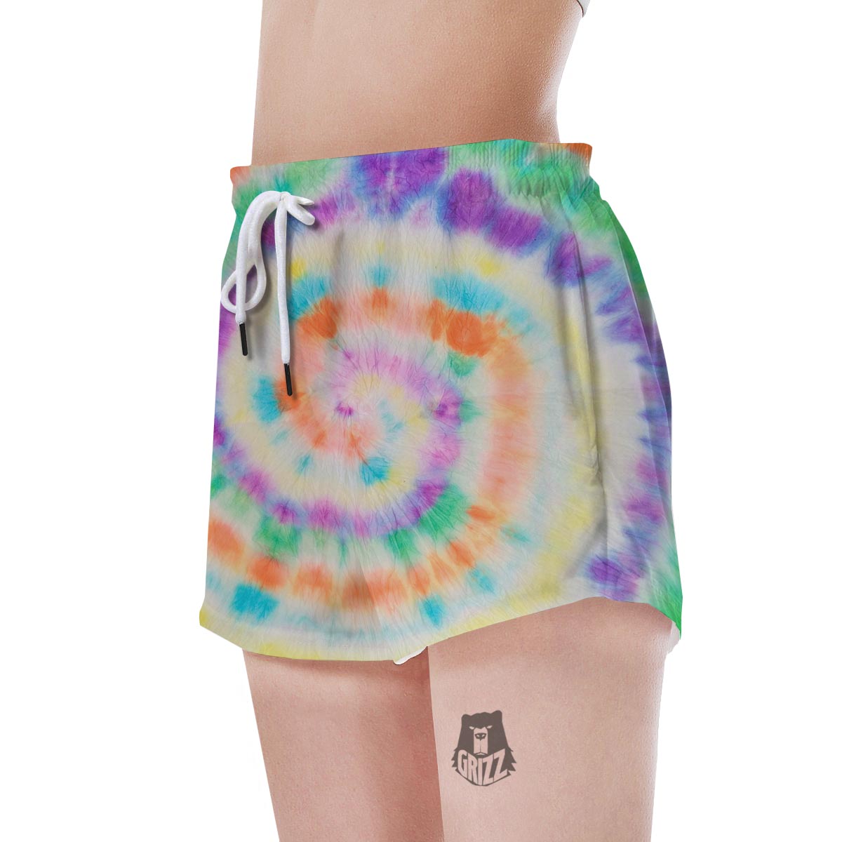 Hippie Tie Dye Women's Shorts-grizzshop