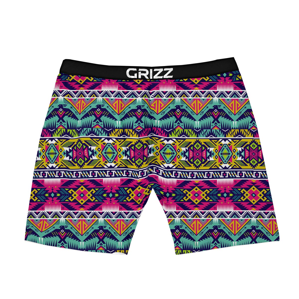 Hippie Tribal Aztec Print Pattern Boxer Briefs-grizzshop