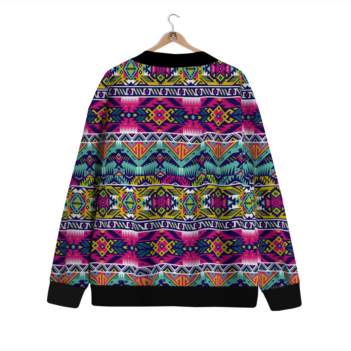 Hippie Tribal Aztec Print Pattern Cardigan-grizzshop