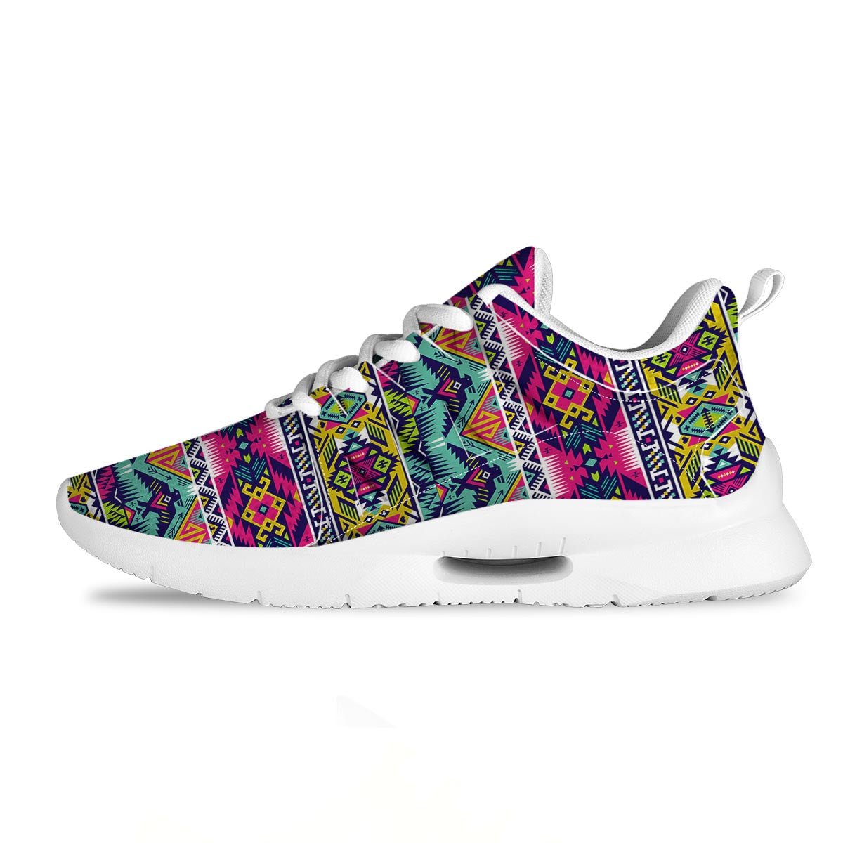 Hippie Tribal Aztec Print Pattern Tennis Shoes-grizzshop