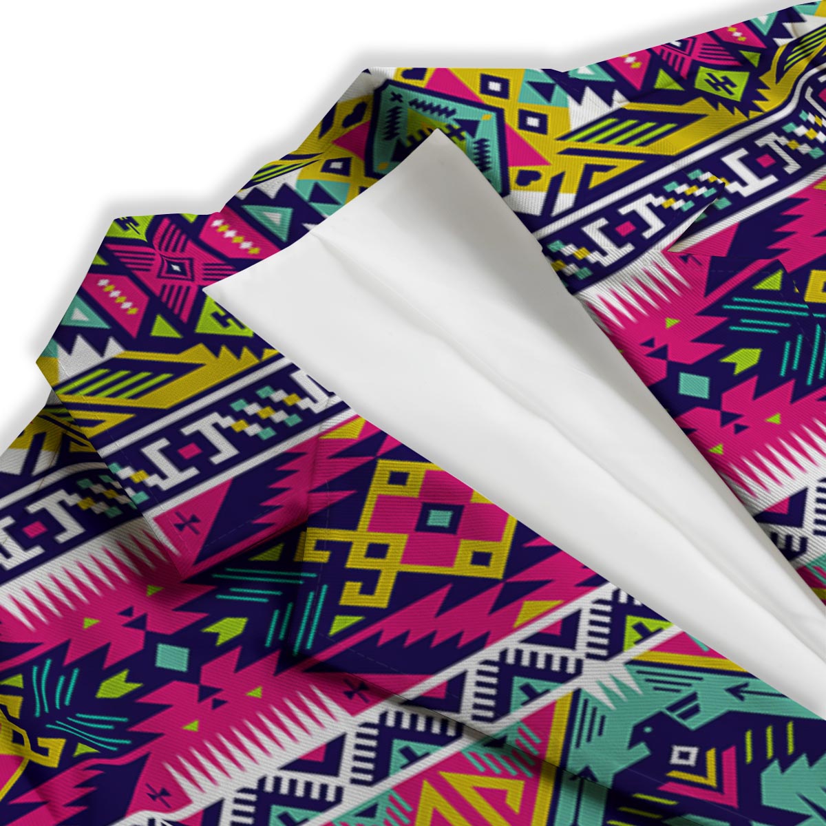 Hippie Tribal Aztec Print Pattern Women's Blazer-grizzshop