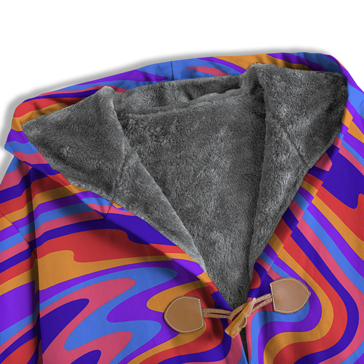 Hippie Trippy Acid Color Print Pattern Men's Windbreaker Jacket-grizzshop