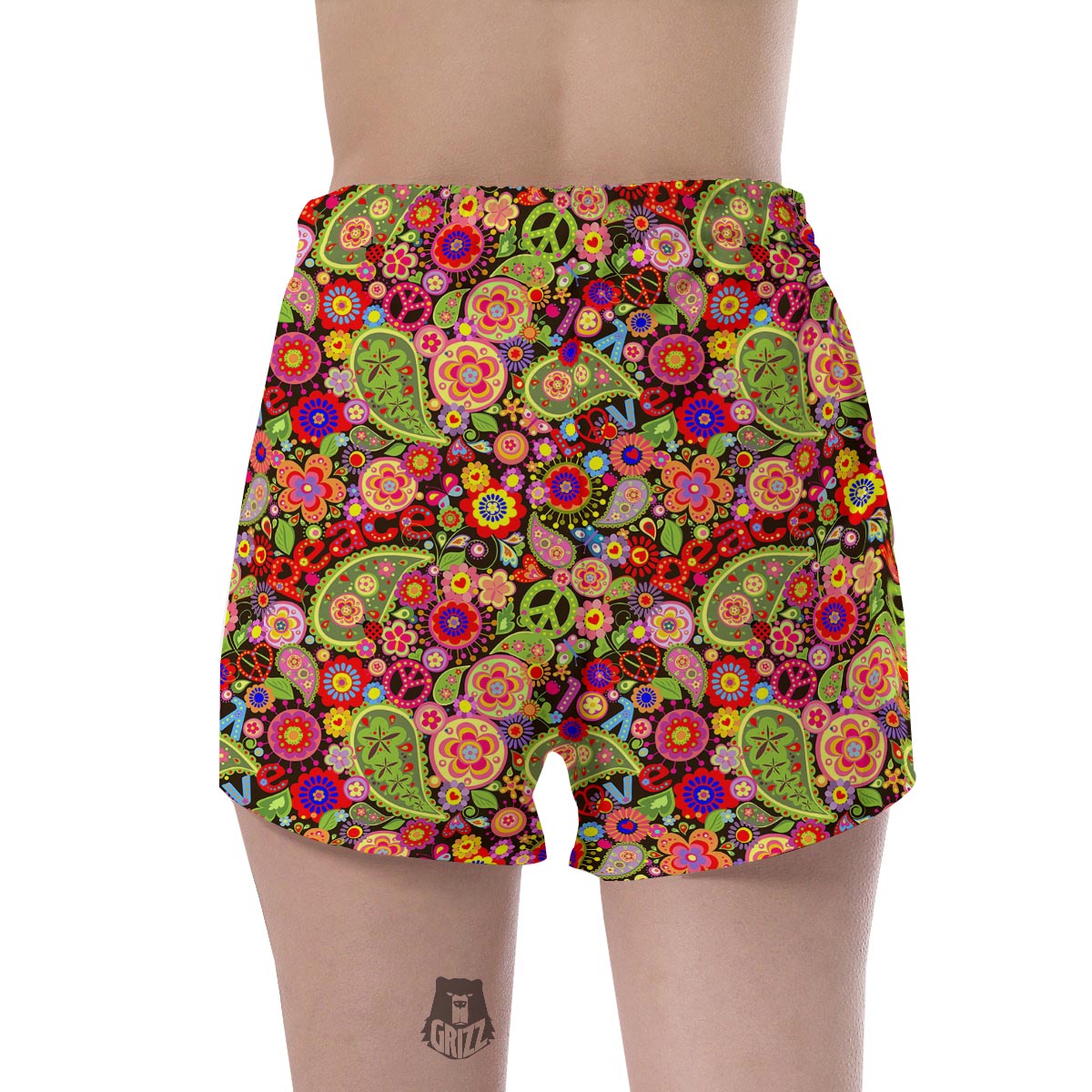Hippie Trippy Women's Shorts-grizzshop