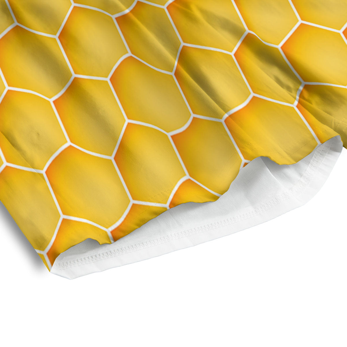 Hive Honey Bee Print Pattern Men's Athletic Shorts