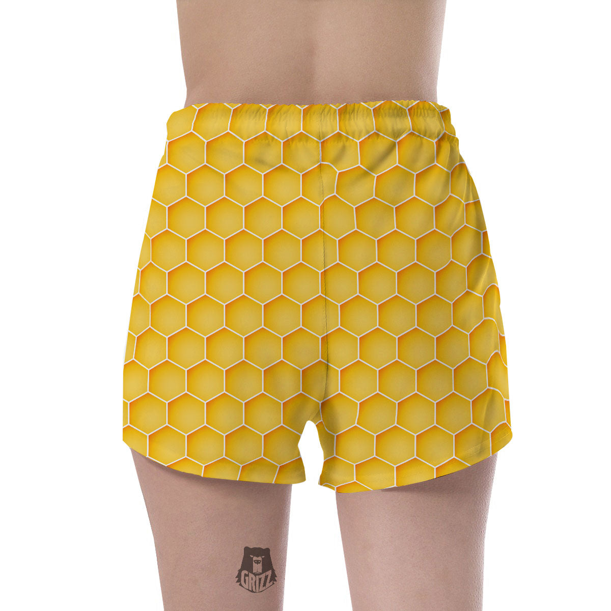 Hive Honey Bee Print Pattern Women's Shorts-grizzshop