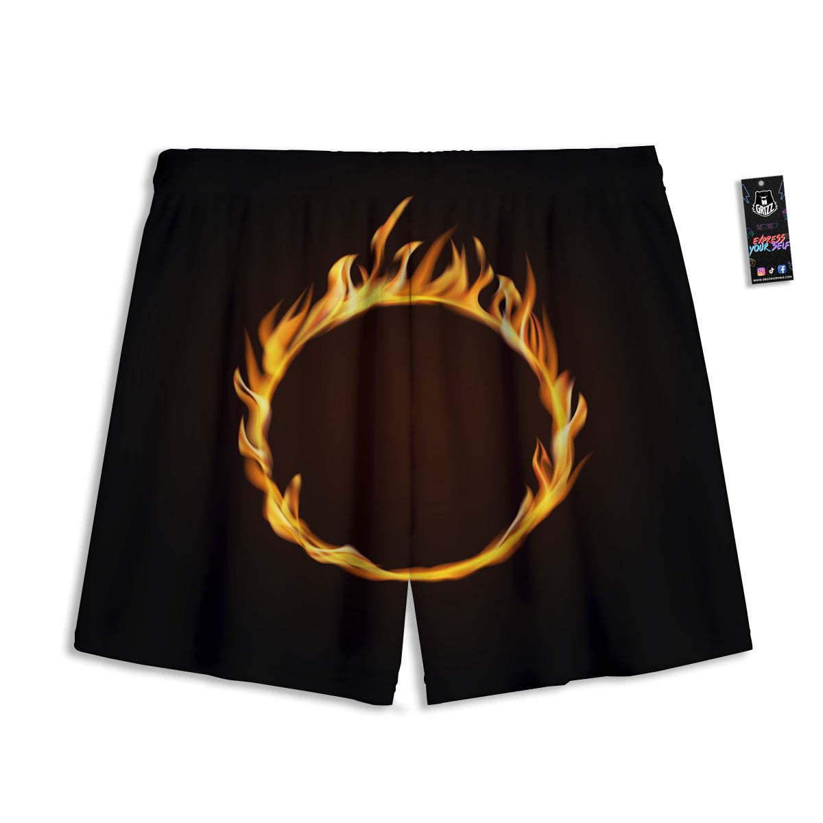 Golden Pharaoh Egyptian Print Mesh Shorts