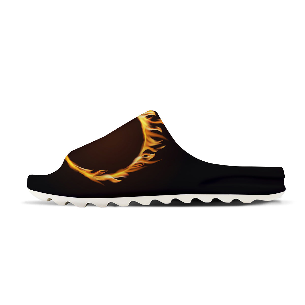 Hole Burning Print Sandals-grizzshop