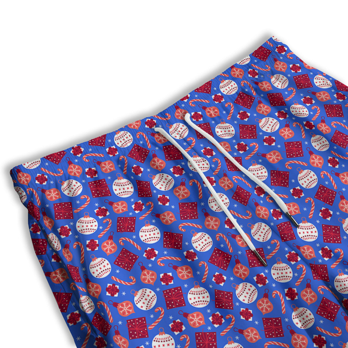 Holiday Elements Christmas Print Pattern Men's Athletic Shorts