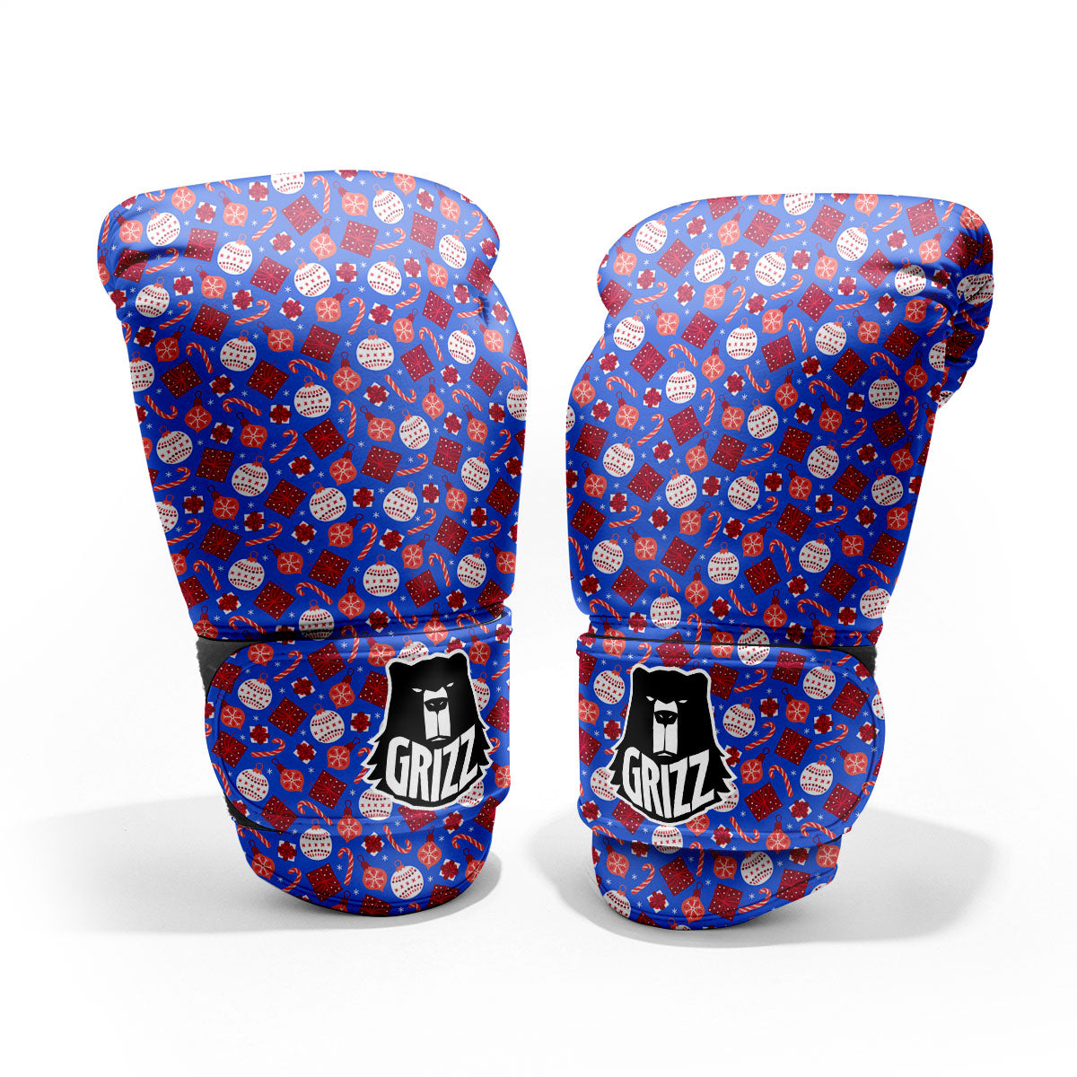 Holiday Elements Christmas Print Pattern Pro Boxing Glove