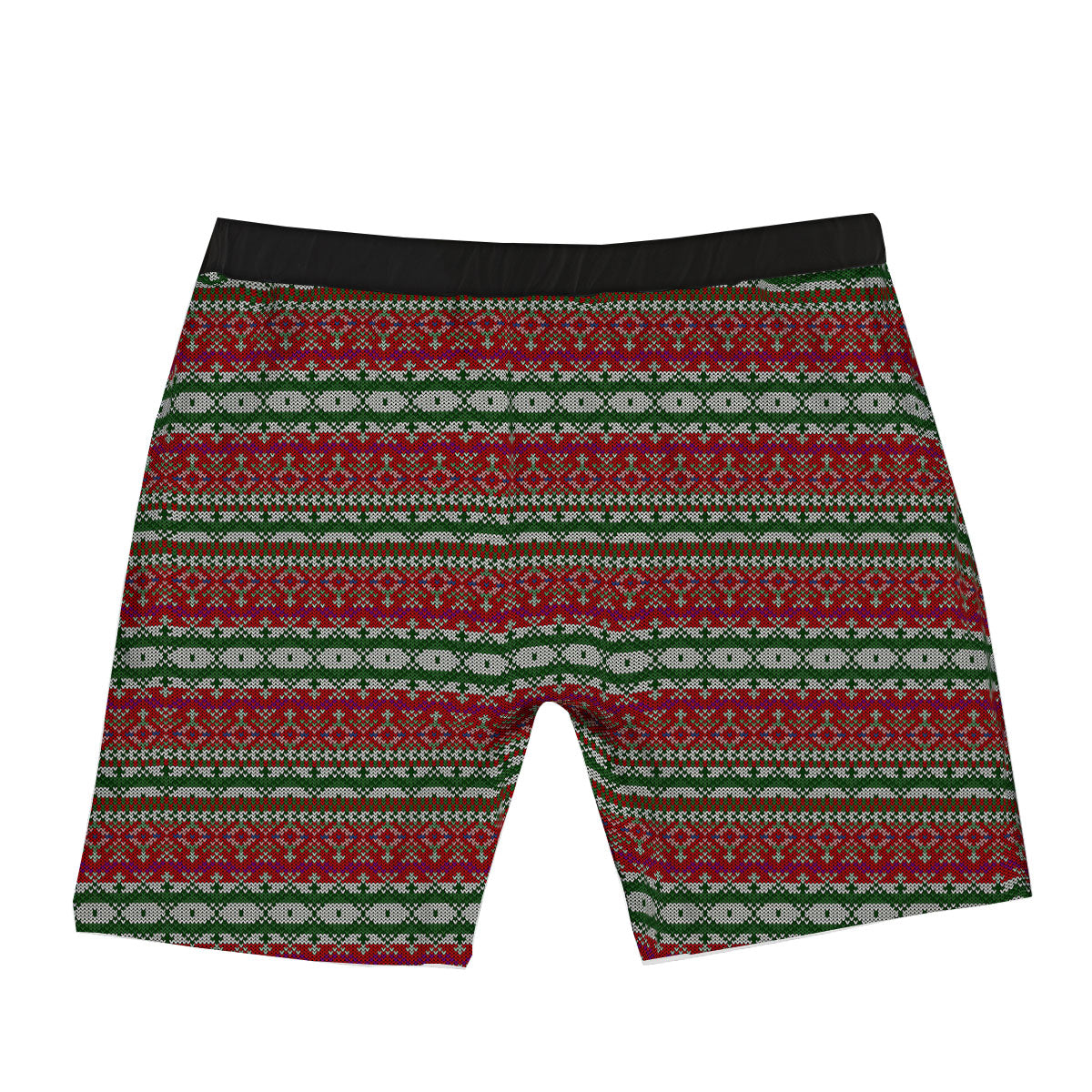 Holiday Knitted Christmas Print Pattern Boxer Briefs-grizzshop