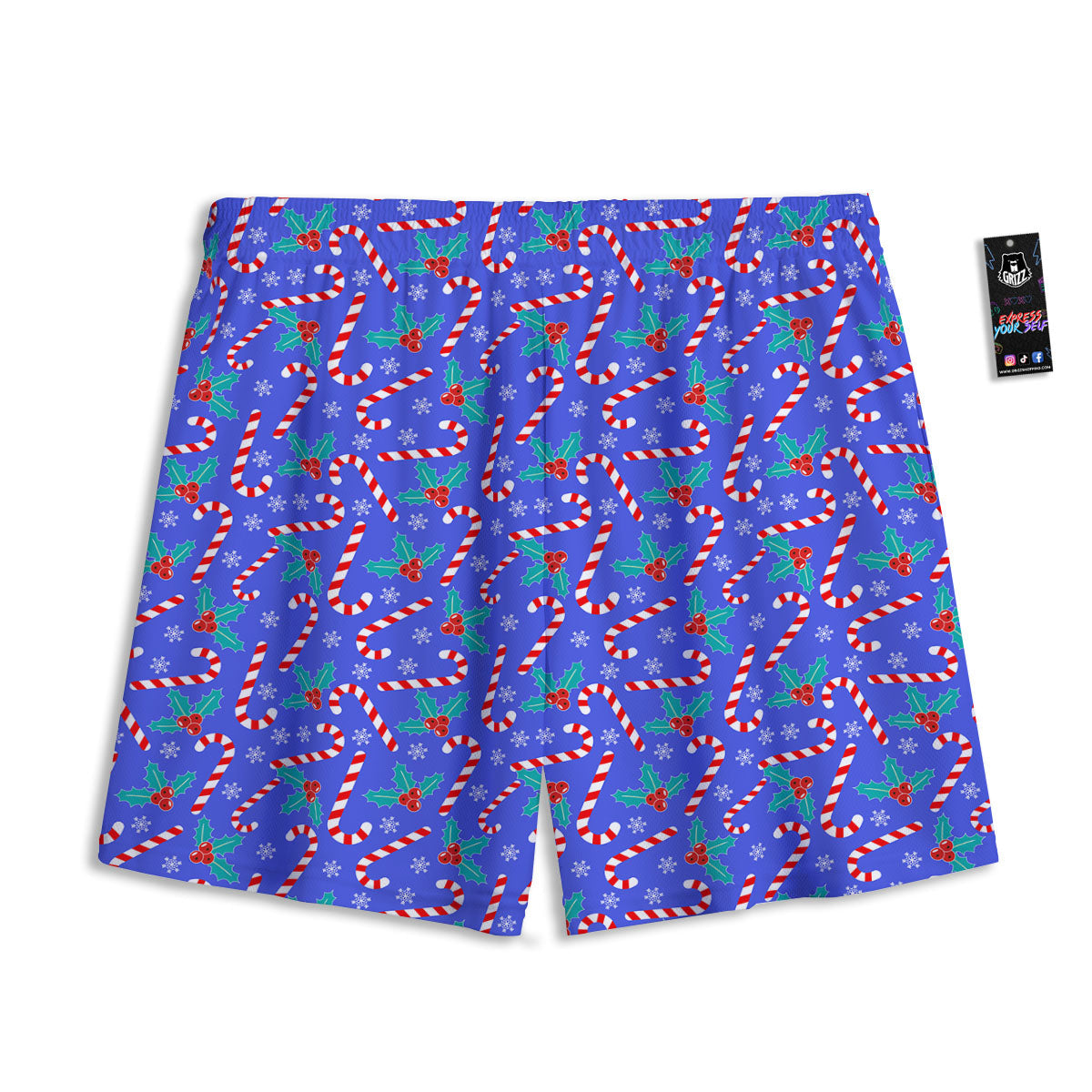 Golf Grass Print Mesh Shorts