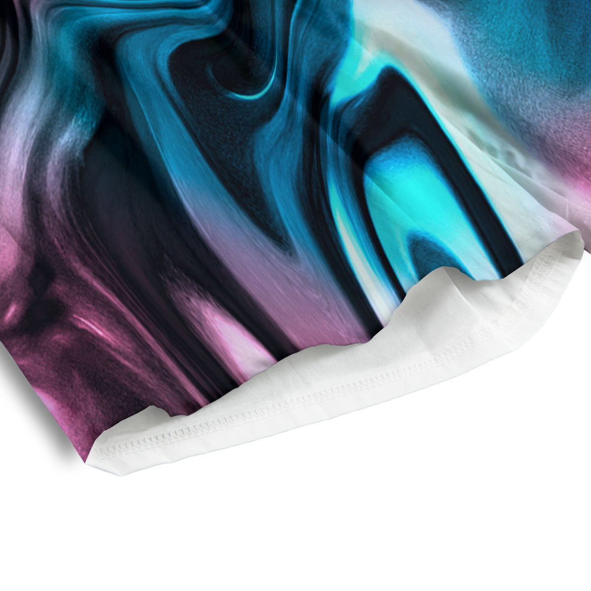 Holographic Psychedelic Print Pattern Men's Athletic Shorts