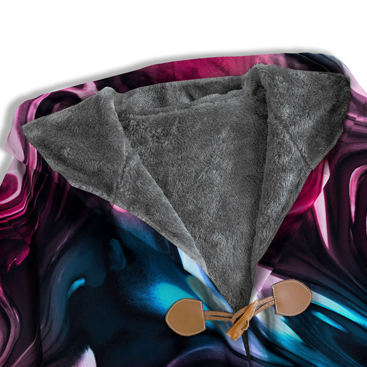 Holographic Psychedelic Print Pattern Men's Windbreaker Jacket-grizzshop